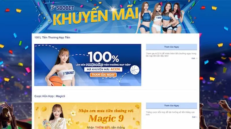Tổng hợp khuyến mãi thể thao tại SBObet
